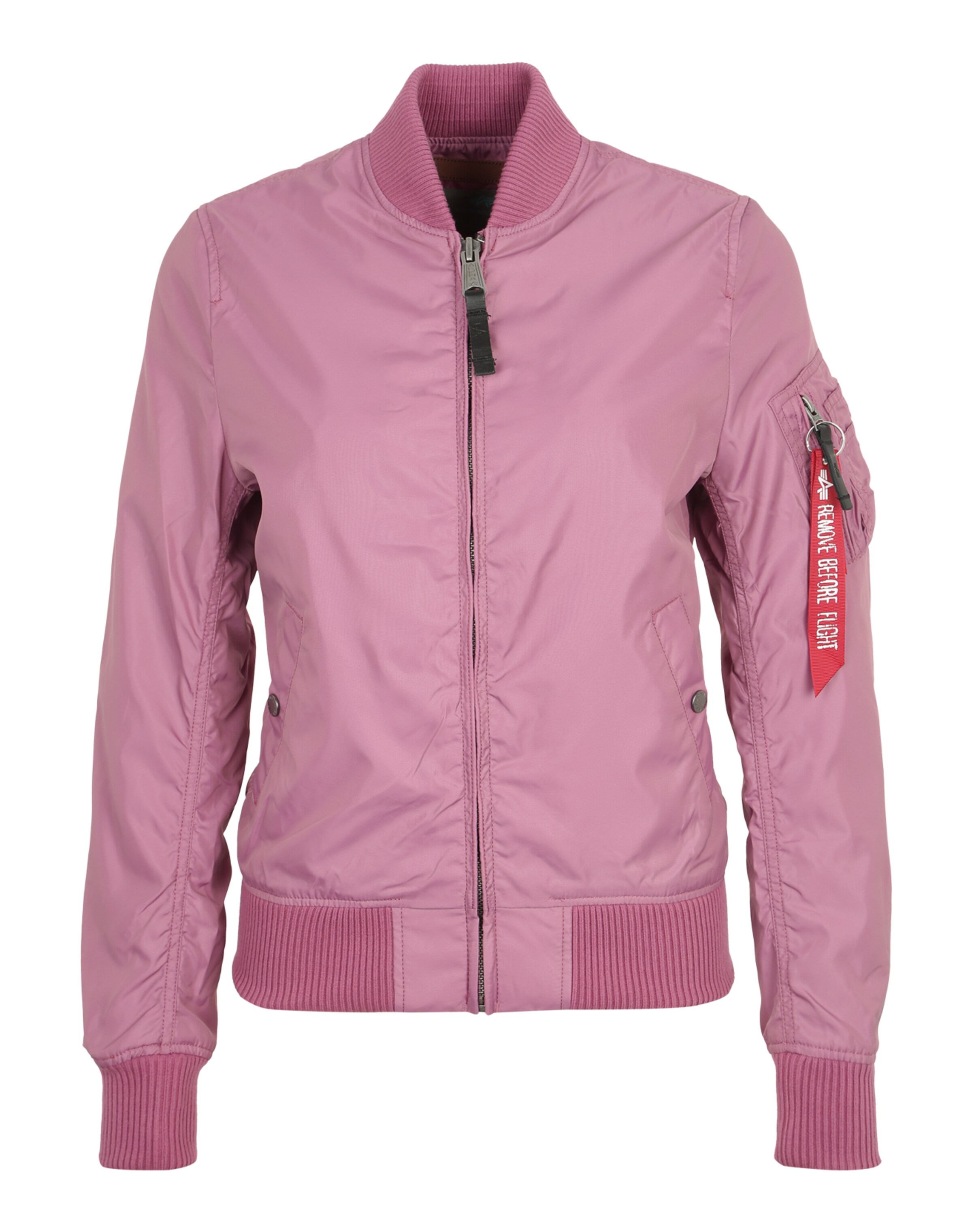 ALPHA INDUSTRIES - Tussenjas 'MA-1 TT WMN' in de kleur Fuchsia