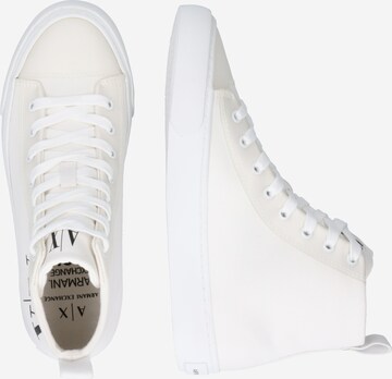 ARMANI EXCHANGE Hög sneaker i vit