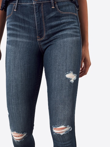 HOLLISTER Skinny Jeans in Blau