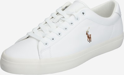 Polo Ralph Lauren Baskets basses 'Longwood' en marron / blanc, Vue avec produit