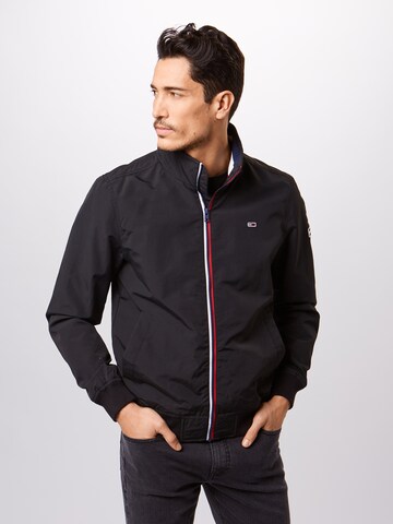 Veste mi-saison Tommy Jeans en noir : devant