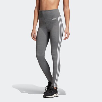ADIDAS SPORTSWEAR Kitsas Spordipüksid 'W D2M 3S HR LT', värv hall: eest vaates