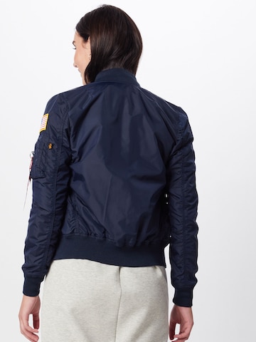 ALPHA INDUSTRIES - Chaqueta de entretiempo ' MA-1 TT NASA' en azul