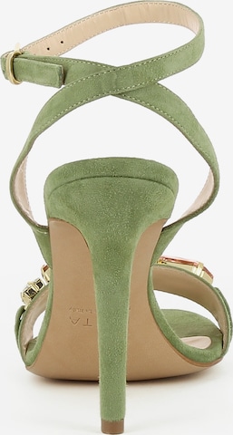 EVITA Strap Sandals 'Eva' in Green