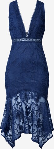 Love Triangle Cocktailklänning 'Chantelle' i blå: framsida