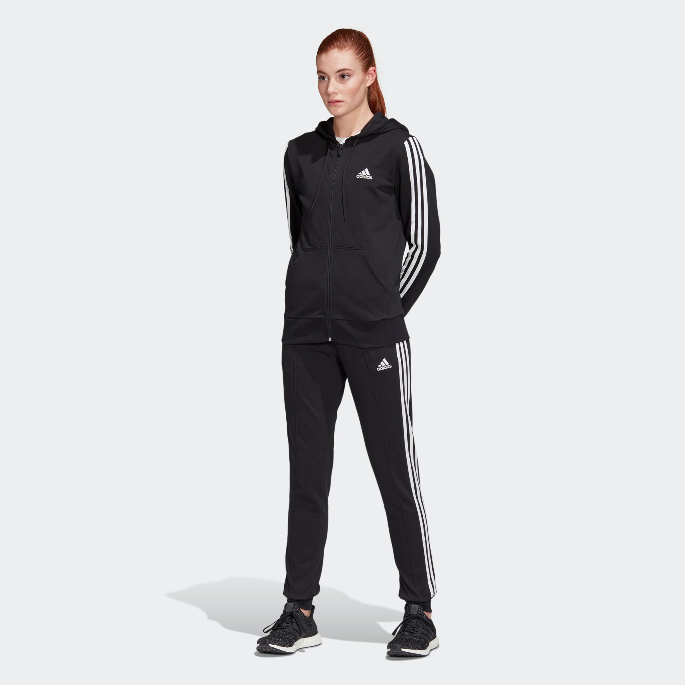 adidas trainingsanzug weiß schwarz