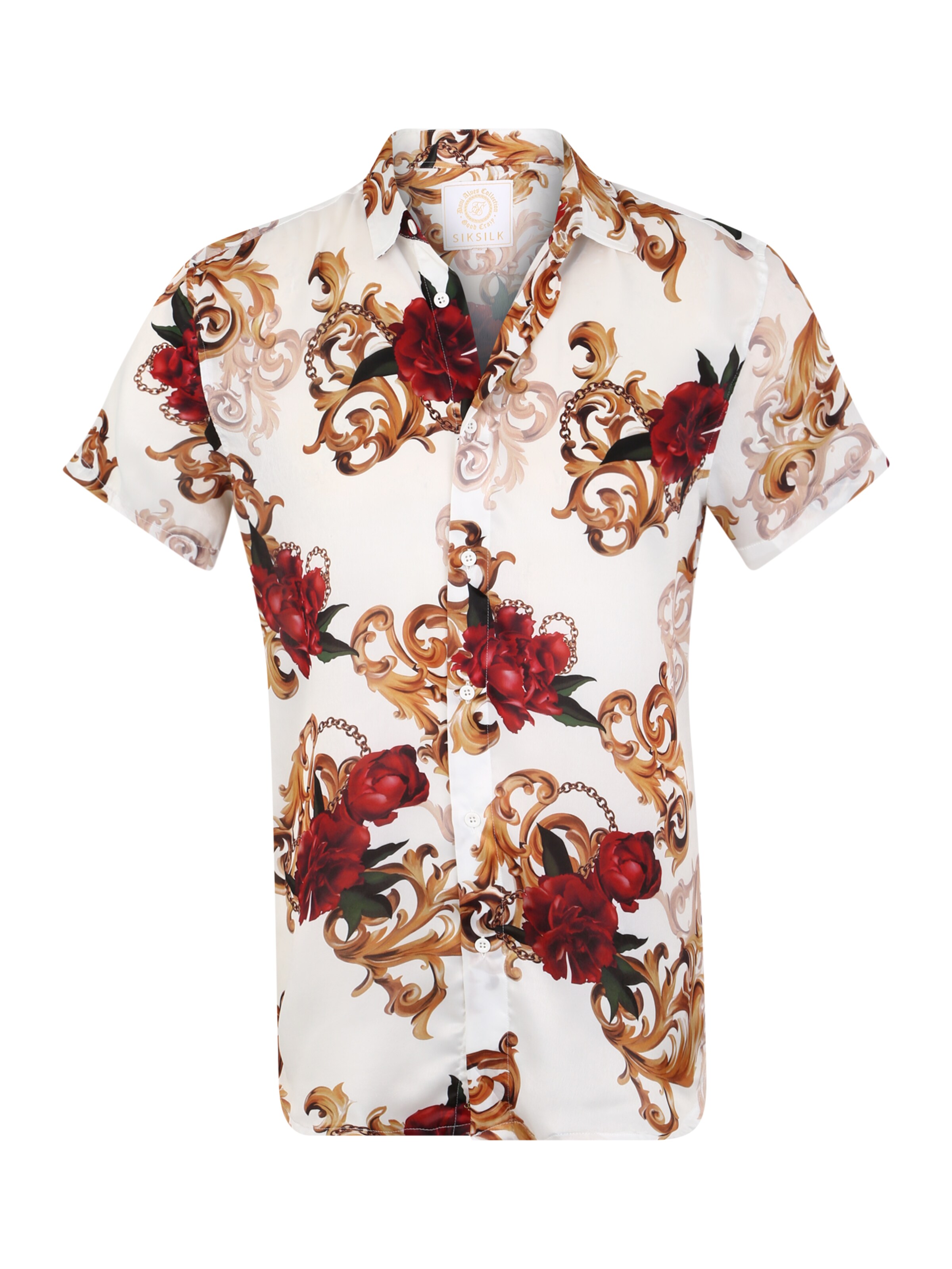 SikSilk - Overhemd 'SIKSILK X DANI ALVES' in de kleur Gemengde kleuren