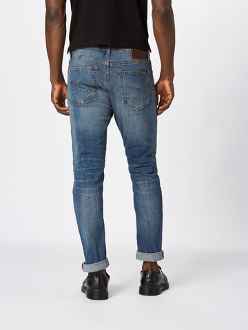 G-Star RAW Slimfit Jeans in Blauw: terug
