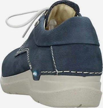 Wolky Sportieve veterschoen in Blauw