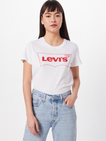 LEVI'S ® Shirt 'The Perfect Tee' in Weiß: predná strana