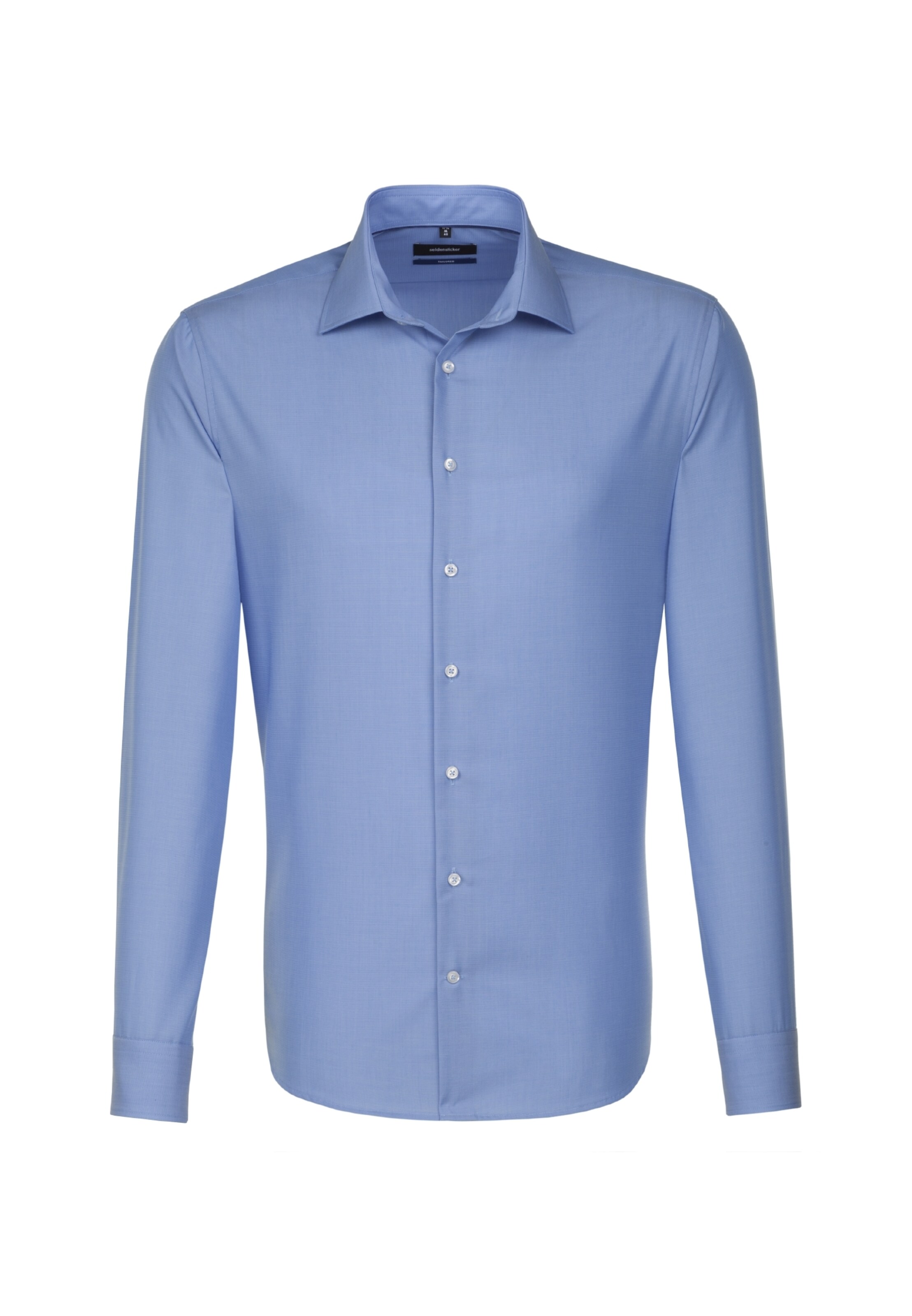 SEIDENSTICKER Zakelijk overhemd in Blauw: voorkant