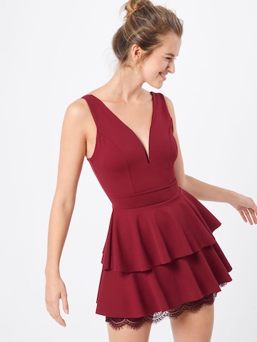 WAL G. Cocktail dress in Red: front