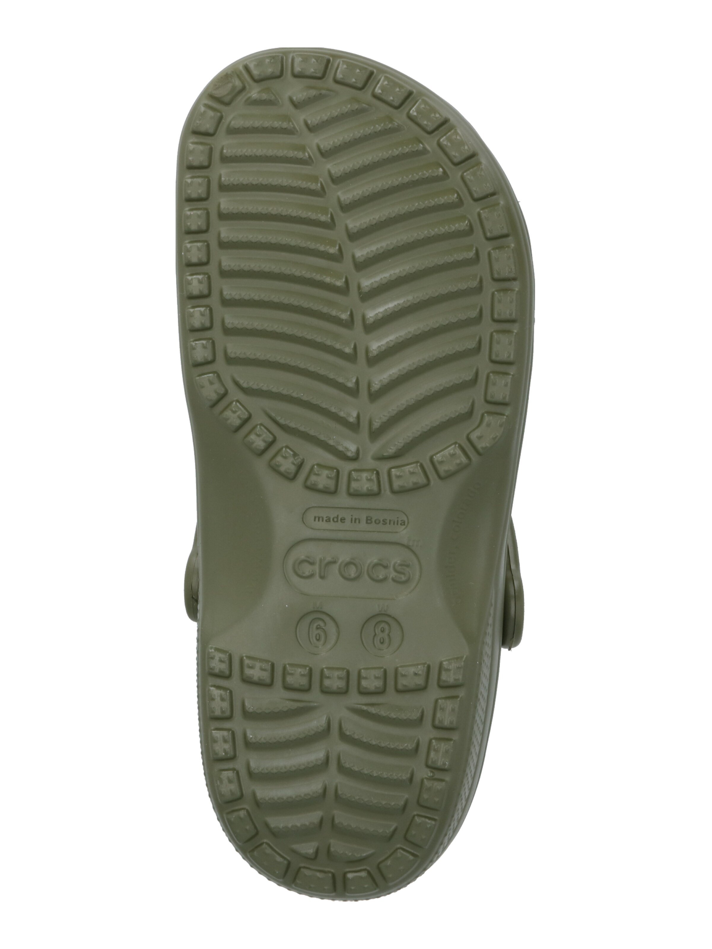 Clogs 'Classic' di Crocs in verde