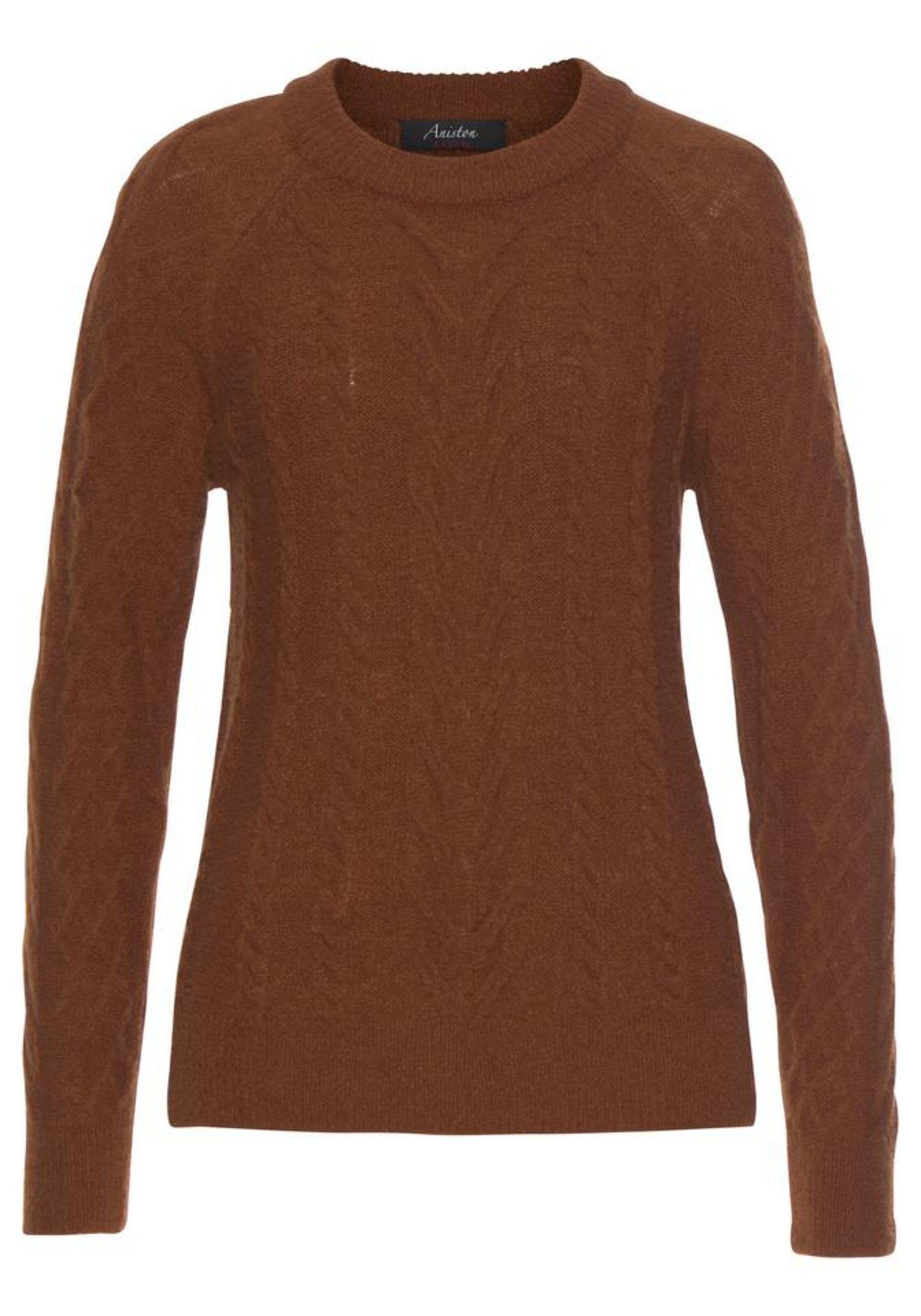 Frauen Pullover & Strick Aniston CASUAL Pullover in Sepia - EH77479