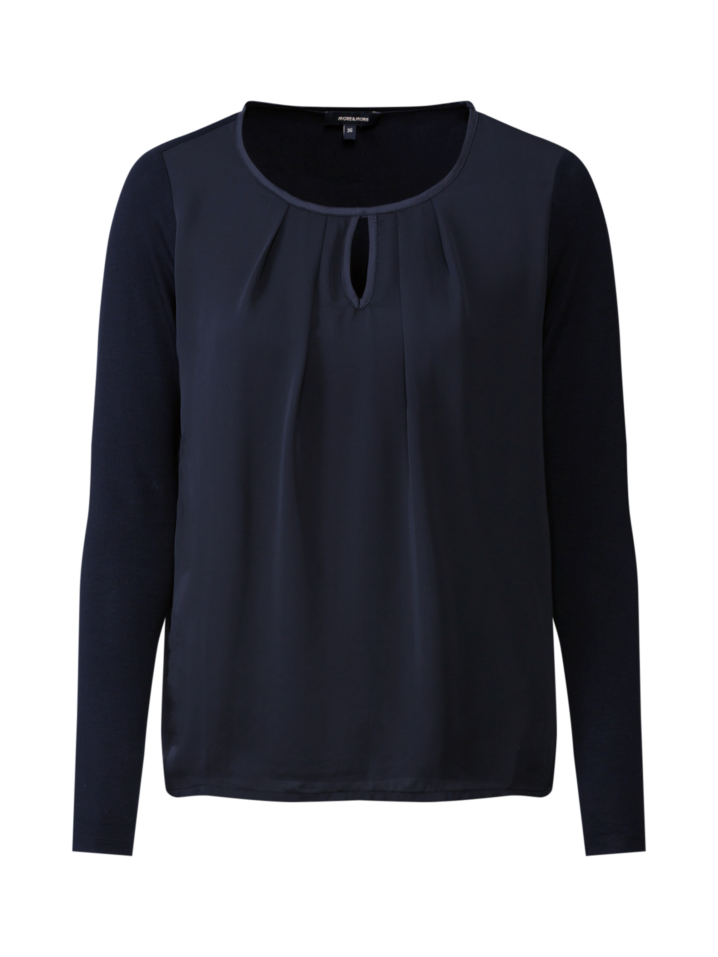 MORE & MORE - Shirt in nachtblau