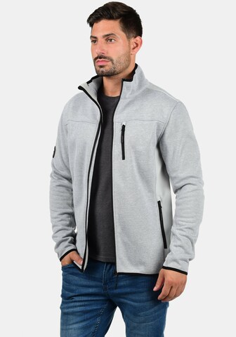 INDICODE JEANS Sweatjacke 'Esher' in Grau: predná strana