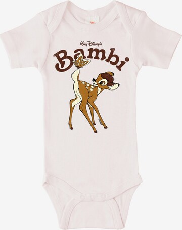 LOGOSHIRT Baby Body "Bambi" in Weiß: predná strana