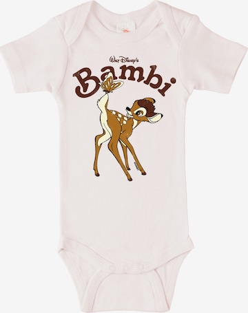 LOGOSHIRT Baby Body "Bambi" in Weiß: predná strana