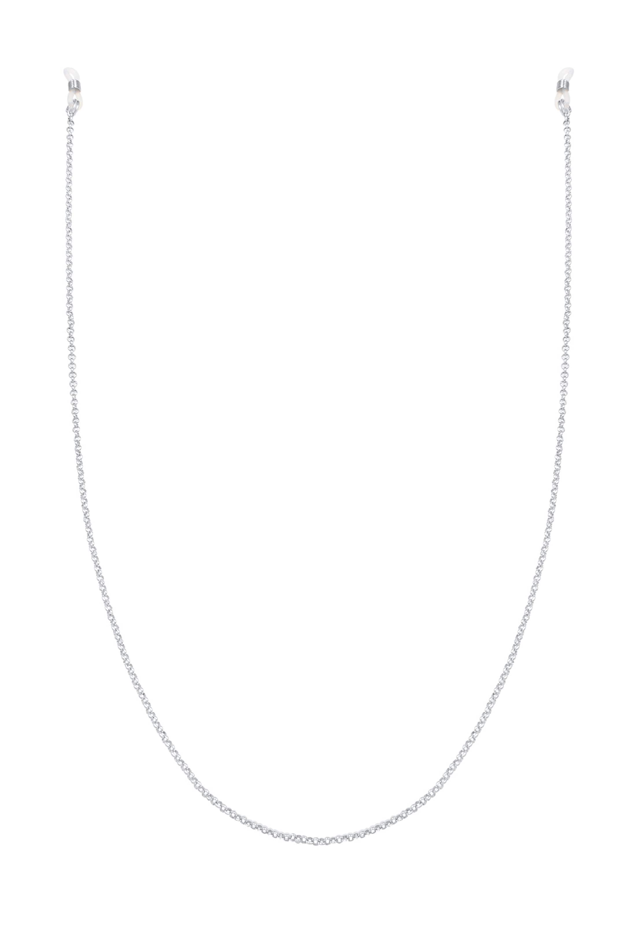 ELLI Schmuckzubehör Basic Kette in Silber: Vorderseite