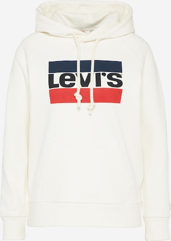 LEVI'S ® Sweatshirt 'Graphic Sport Hoodie' in White: front