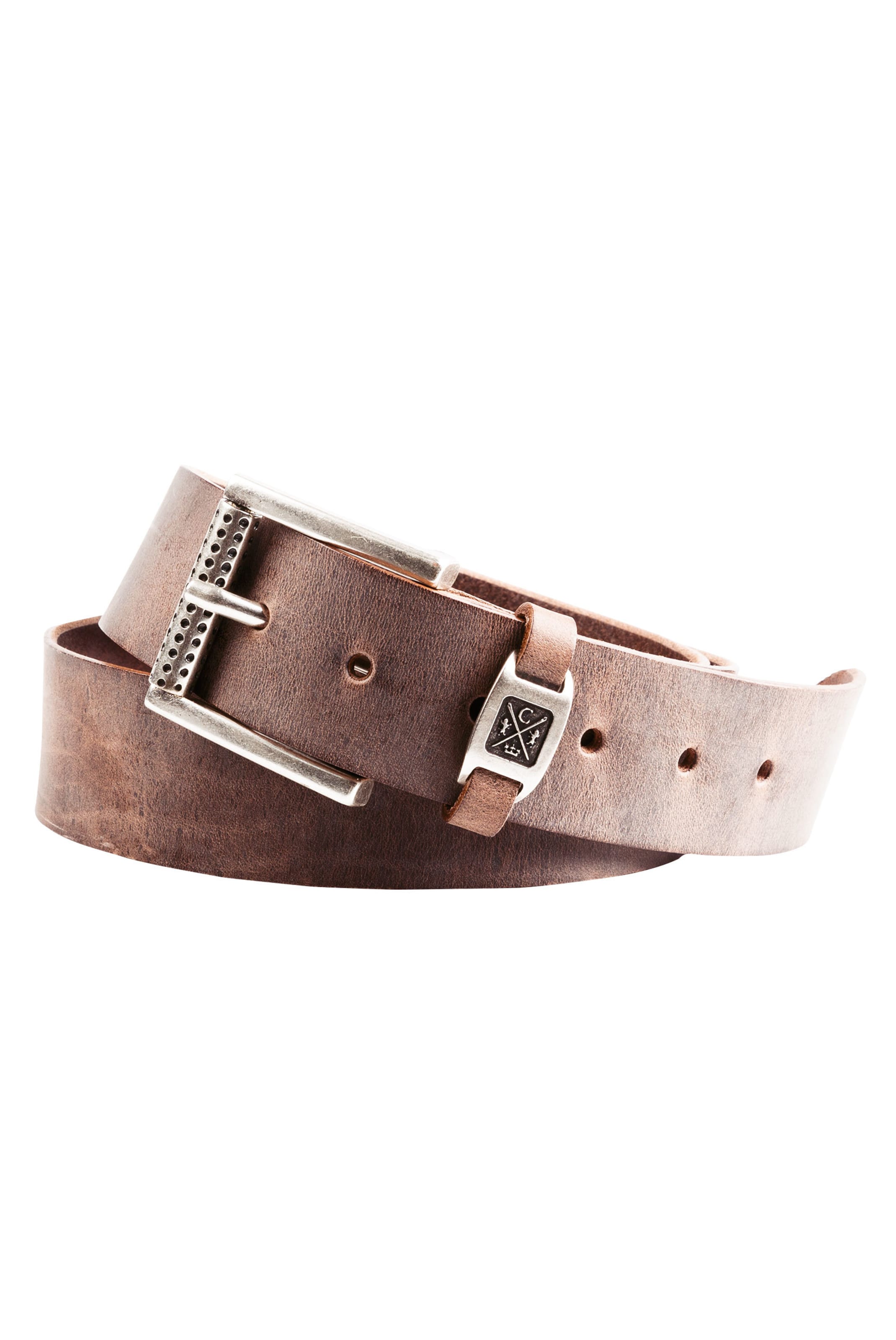CAMP DAVID Belt in Brown: front
