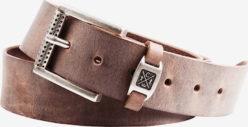 CAMP DAVID Belt in Brown: front