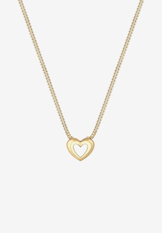 ELLI PREMIUM Necklace 'Herz' in Gold