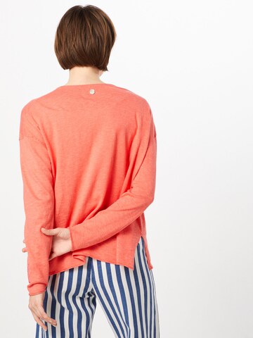 Cardigan 'Lari' LIEBLINGSSTÜCK en rouge : derrière