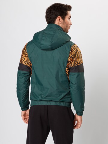 Urban Classics Between-Season Jacket in Green: back