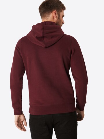 JACK & JONES Sweatshirt in Rood: terug