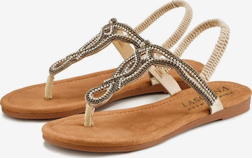 LASCANA - Sandalias en beige