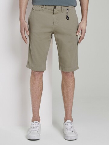 TOM TAILOR Regular Shorts in Beige: predná strana