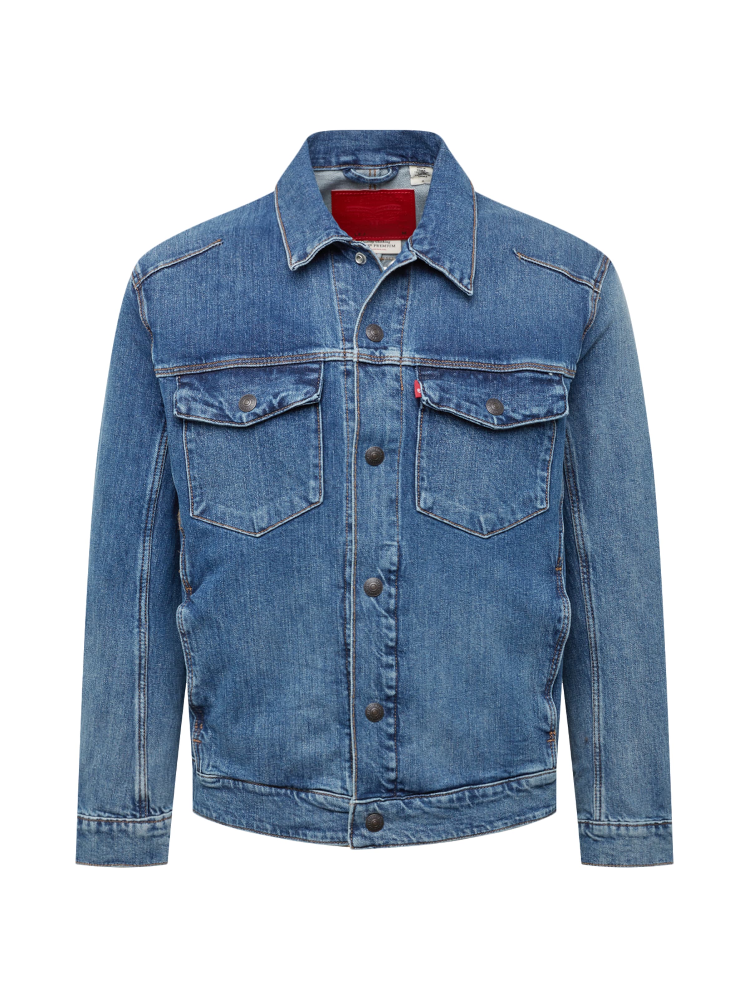 LEVI'S - Tussenjas 'LEJ TRUCKER' in de kleur Blauw denim