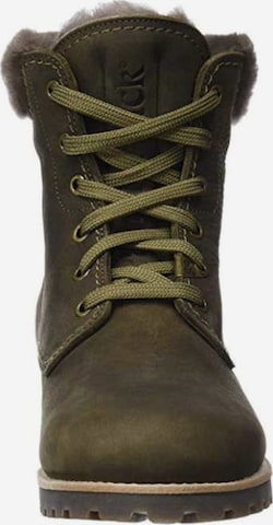 PANAMA JACK Lace-Up Ankle Boots 'Igloo' in Green