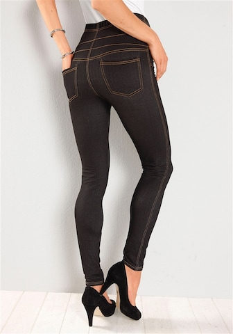 Neun Monate Skinny Jeggings in Black