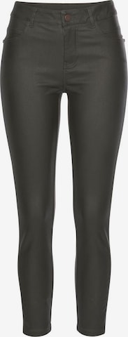 LASCANA Skinny Jeggings in Grün: predná strana