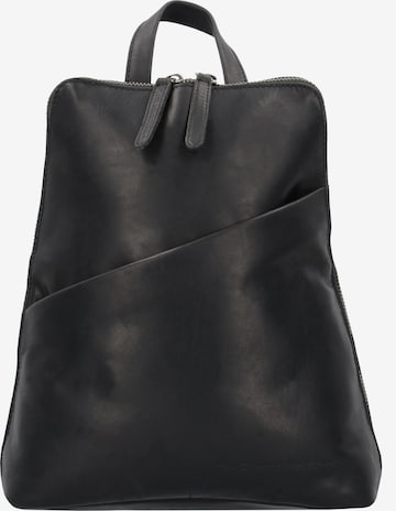 The Chesterfield Brand Rucksack 'Claire' in Schwarz: predná strana