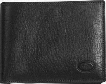 The Bridge Wallet 'Uomo' in Black: front