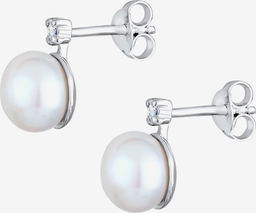 Elli DIAMONDS Earrings 'Kristall' in White