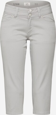 QS Slimfit Jeans 'Catia' in Grijs: voorkant