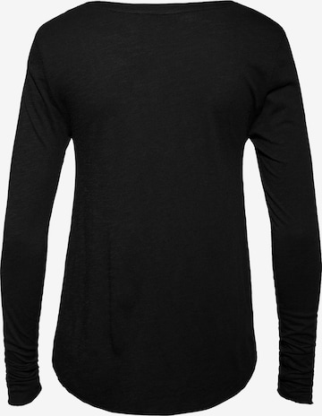 AMERICAN VINTAGE Longsleeve aus Jersey ‘Jacksonville‘ in Schwarz: zadná strana