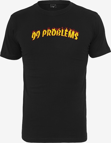 Mister Tee T-Shirt '99 Problems Flames' in Schwarz: predná strana