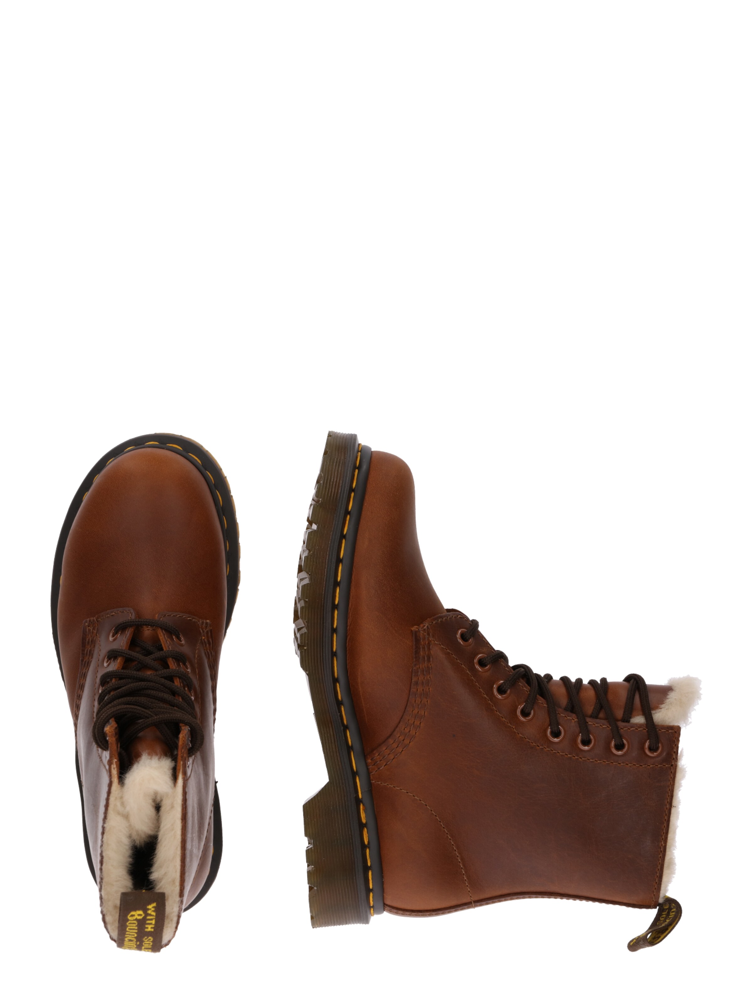 Dr. Martens Paeltega poolsaabas '1460 Serena', värv pruun: külje pealt