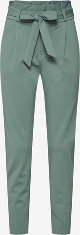 VERO MODA Slimfit Bandplooibroek 'VMEVA' in Groen: voorkant