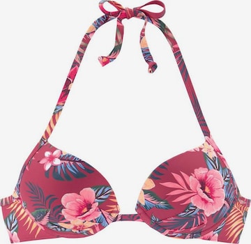 s.Oliver Push-up Bikinitop in Pink: predná strana