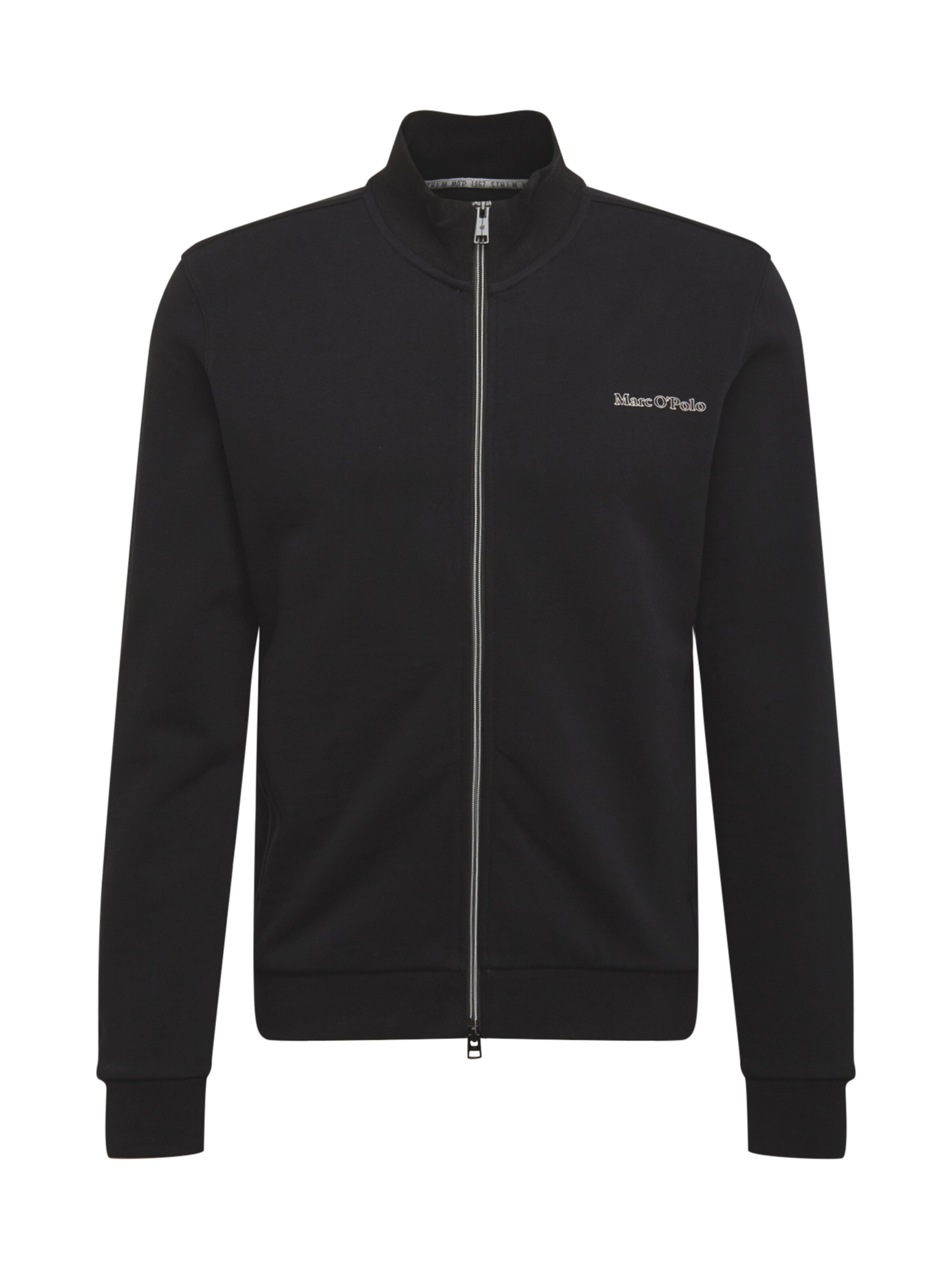 Marc O'Polo - Sweatvest in de kleur Zwart