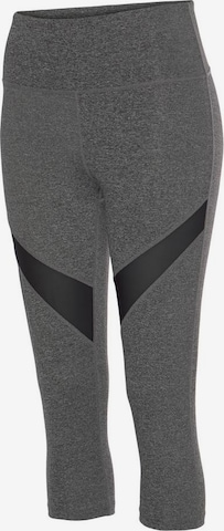 LASCANA ACTIVE Skinny Sportovní kalhoty – šedá