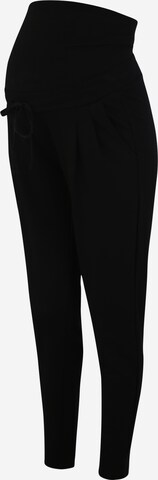 MAMALICIOUS Pleat-front trousers 'Lif' in Black: front
