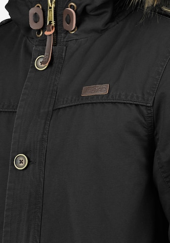 INDICODE JEANS Winter Parka 'Pulsoor' in Black