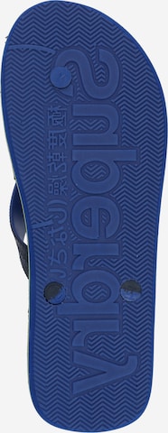 Superdry Teenslippers in Blauw